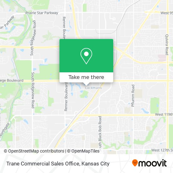 Trane Commercial Sales Office map