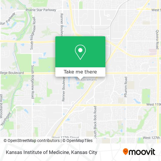 Kansas Institute of Medicine map