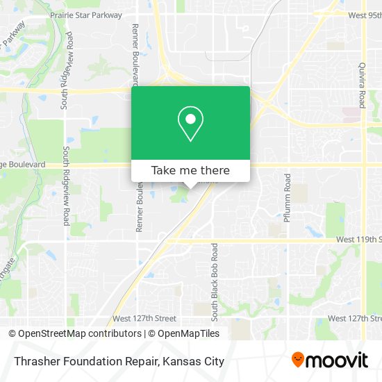 Mapa de Thrasher Foundation Repair