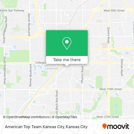 American Top Team Kansas City map