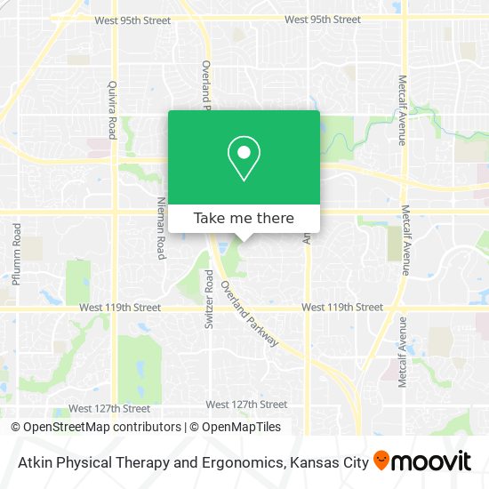 Atkin Physical Therapy and Ergonomics map