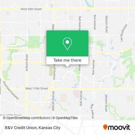 B&V Credit Union map