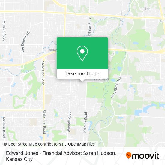 Mapa de Edward Jones - Financial Advisor: Sarah Hudson