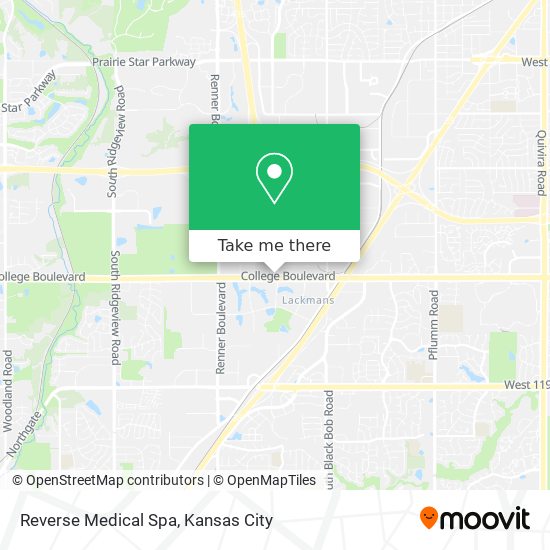 Reverse Medical Spa map