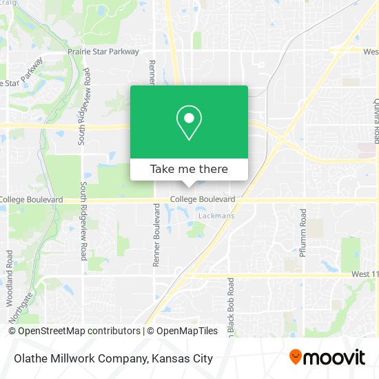 Olathe Millwork Company map