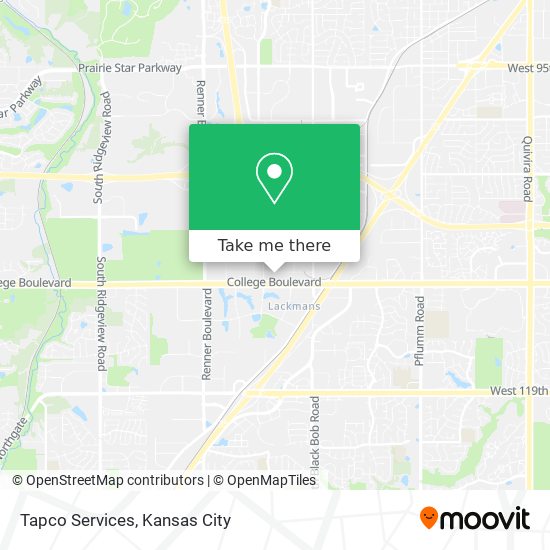 Tapco Services map