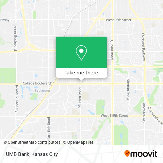 UMB Bank map