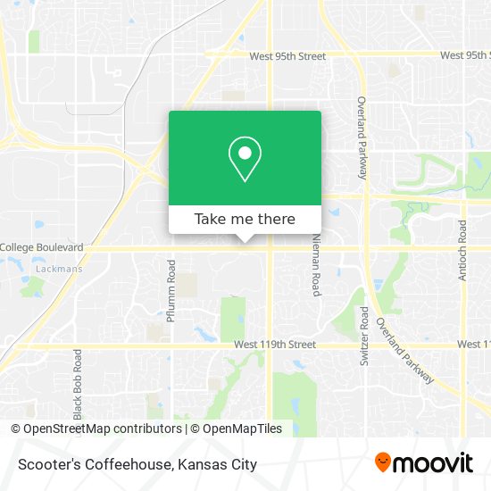 Scooter's Coffeehouse map