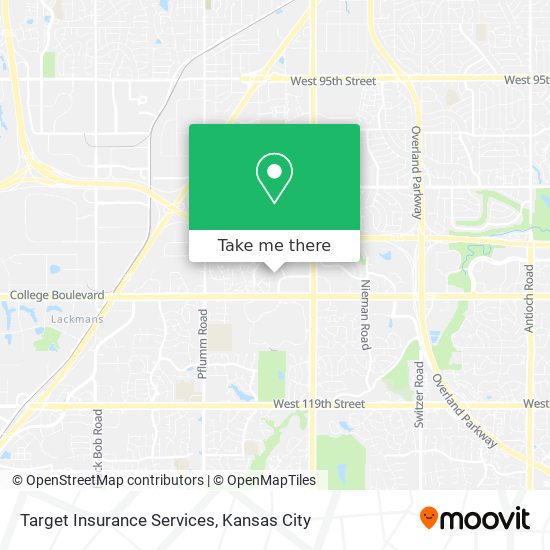 Mapa de Target Insurance Services