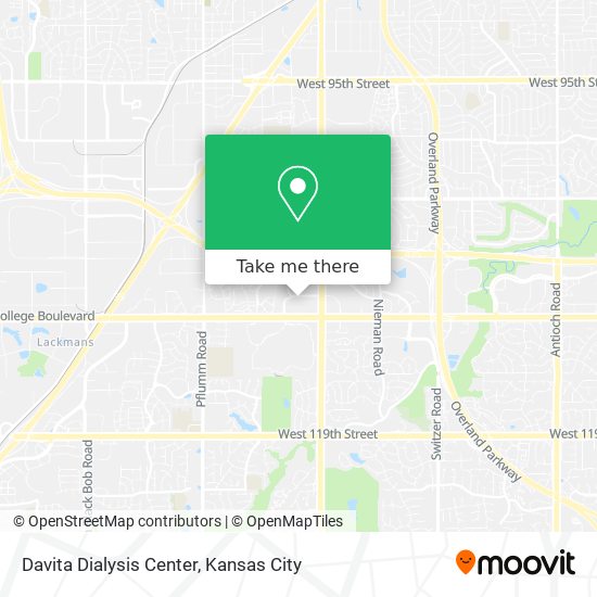 Davita Dialysis Center map