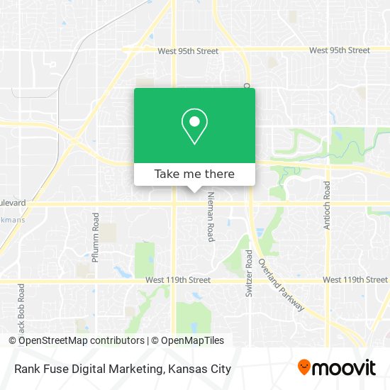 Mapa de Rank Fuse Digital Marketing