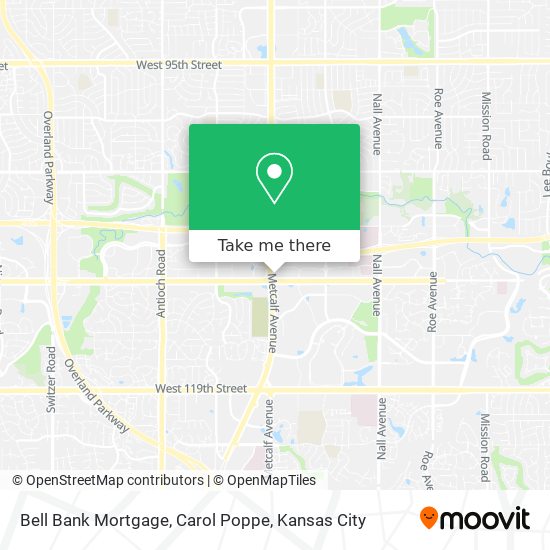 Mapa de Bell Bank Mortgage, Carol Poppe