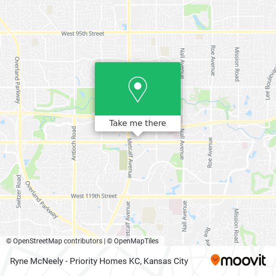 Ryne McNeely - Priority Homes KC map