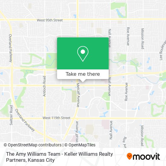 The Amy Williams Team - Keller Williams Realty Partners map