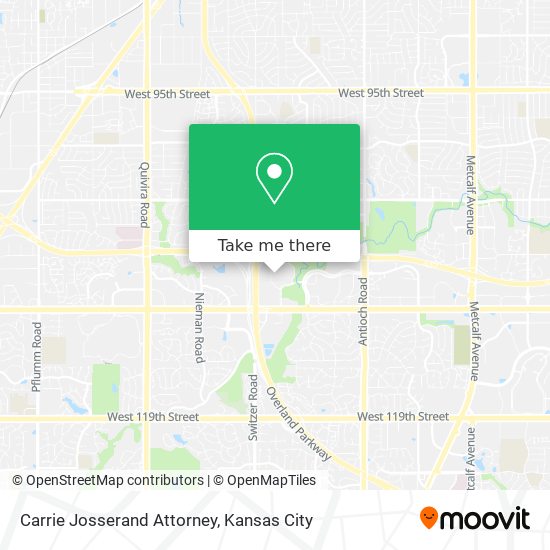 Carrie Josserand Attorney map