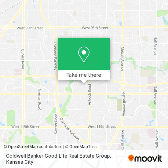 Coldwell Banker Good Life Real Estate Group map