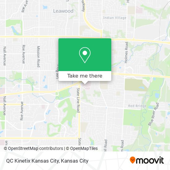 QC Kinetix Kansas City map