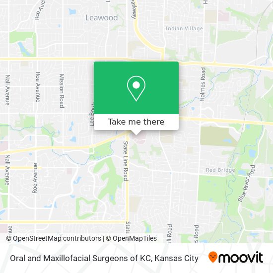 Oral and Maxillofacial Surgeons of KC map