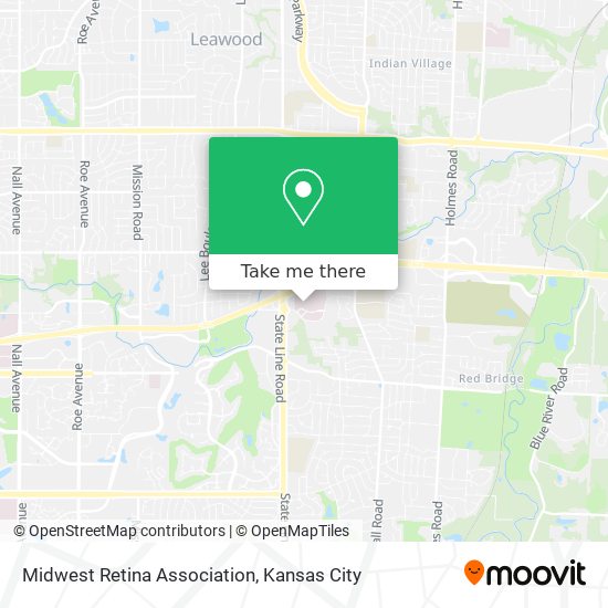 Mapa de Midwest Retina Association