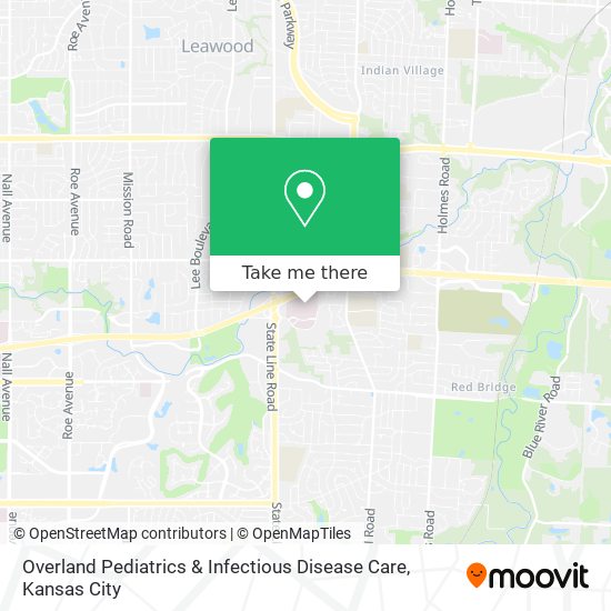 Mapa de Overland Pediatrics & Infectious Disease Care