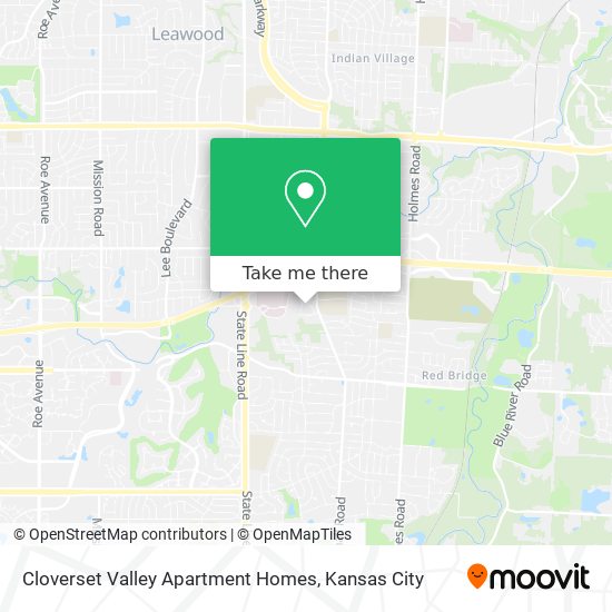Mapa de Cloverset Valley Apartment Homes