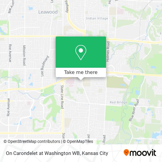 Mapa de On Carondelet at Washington WB