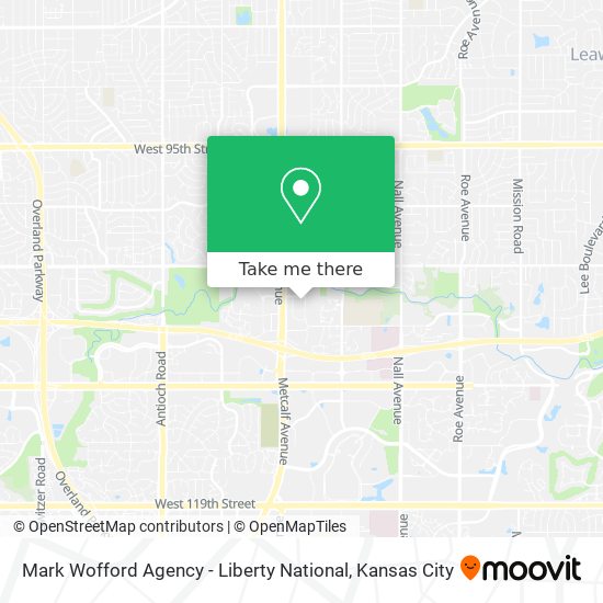 Mapa de Mark Wofford Agency - Liberty National