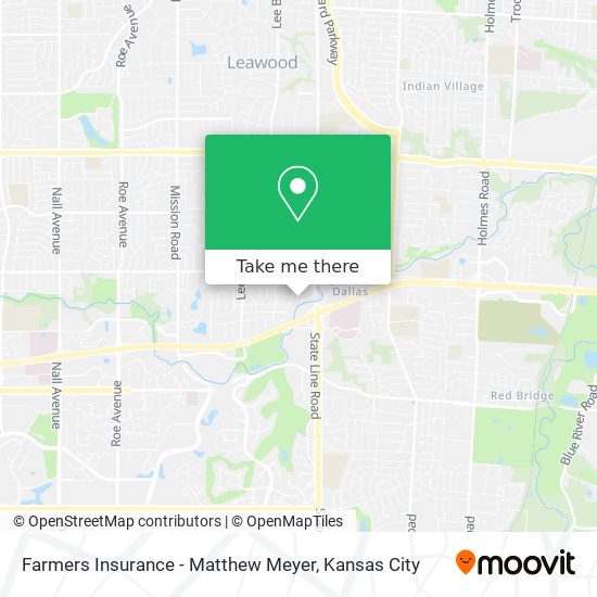 Farmers Insurance - Matthew Meyer map