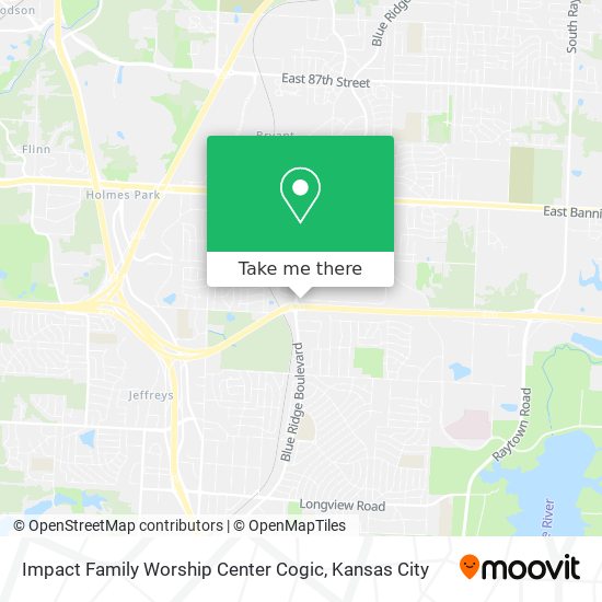 Mapa de Impact Family Worship Center Cogic