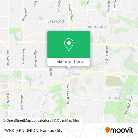 WESTERN UNION map