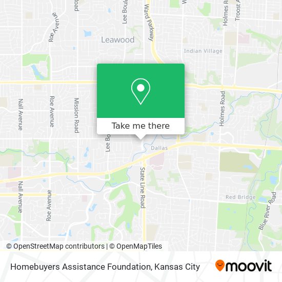 Mapa de Homebuyers Assistance Foundation