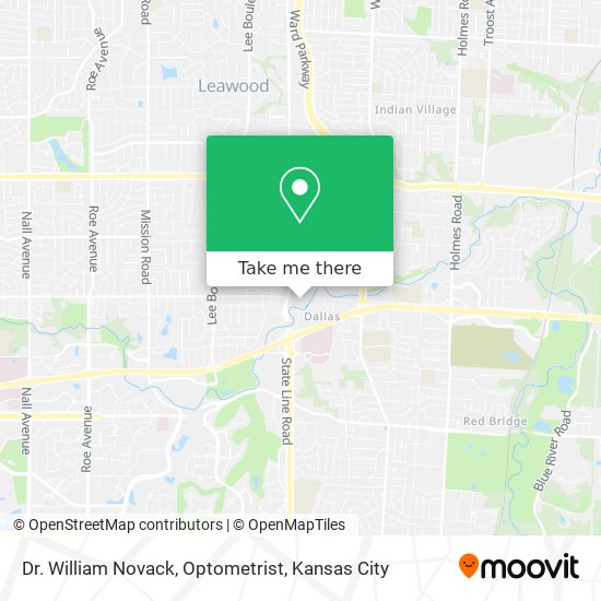 Dr. William Novack, Optometrist map