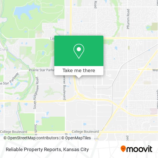 Reliable Property Reports map