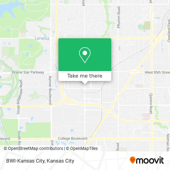 Mapa de BWI-Kansas City