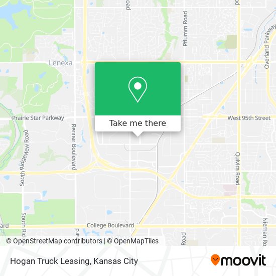 Hogan Truck Leasing map