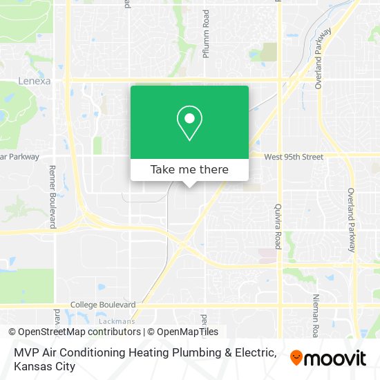 MVP Air Conditioning Heating Plumbing & Electric map