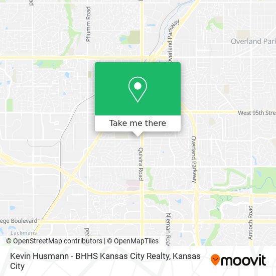 Kevin Husmann - BHHS Kansas City Realty map