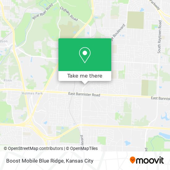 Mapa de Boost Mobile Blue Ridge