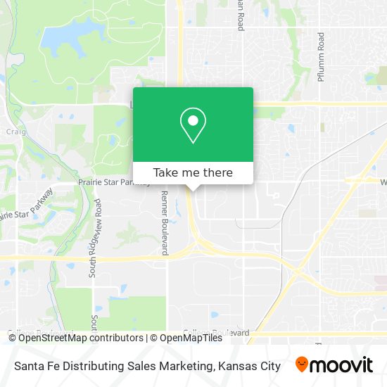 Mapa de Santa Fe Distributing Sales Marketing