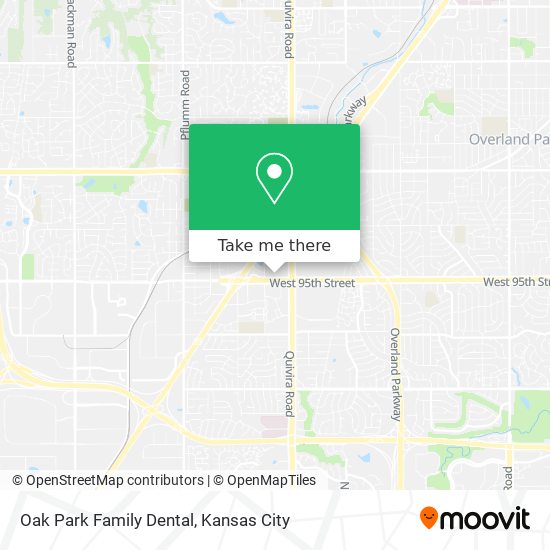 Oak Park Family Dental map