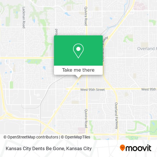 Mapa de Kansas City Dents Be Gone