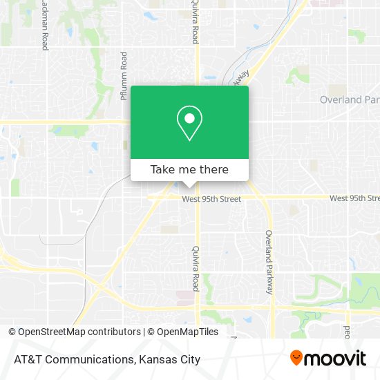 AT&T Communications map