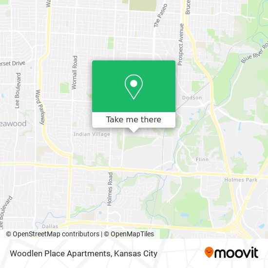 Woodlen Place Apartments map