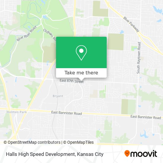 Halls High Speed Development map