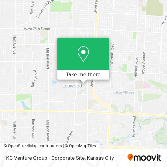 Mapa de KC Venture Group - Corporate Site