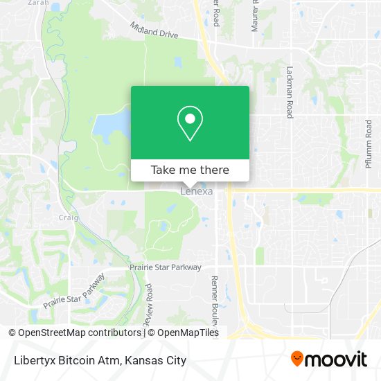 Mapa de Libertyx Bitcoin Atm