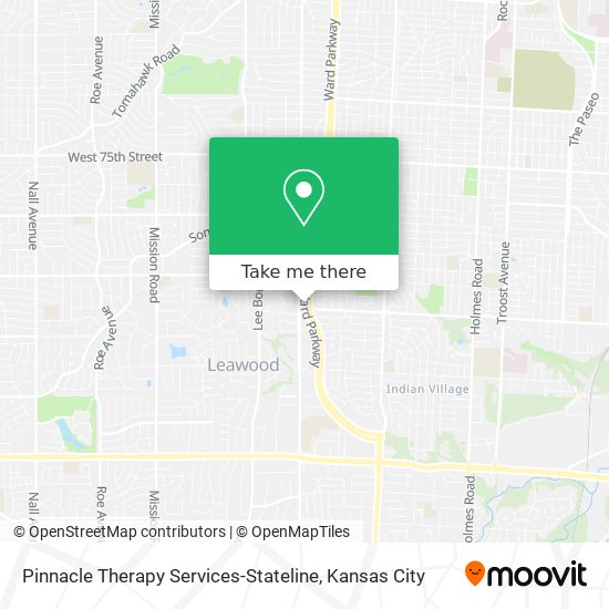 Pinnacle Therapy Services-Stateline map