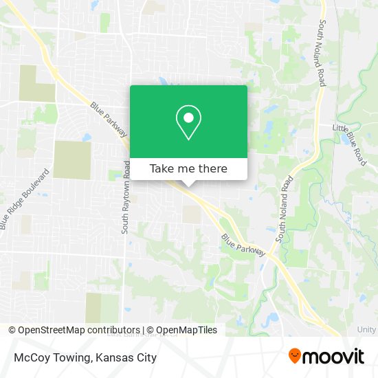 McCoy Towing map