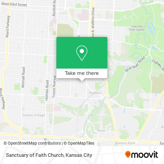 Sanctuary of Faith Church map