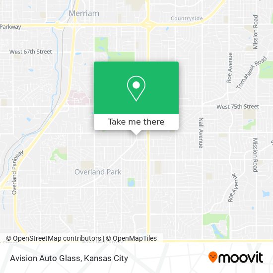 Avision Auto Glass map